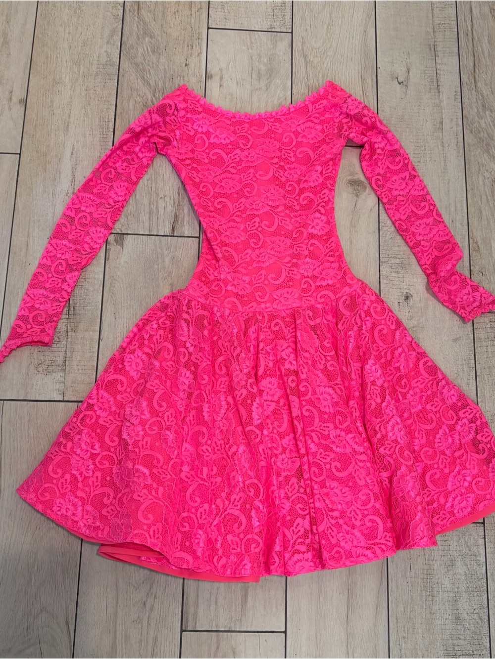 Ballroom Custom Dress Hot Pink Size 12